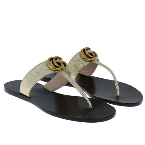 gucci women flat sandals.